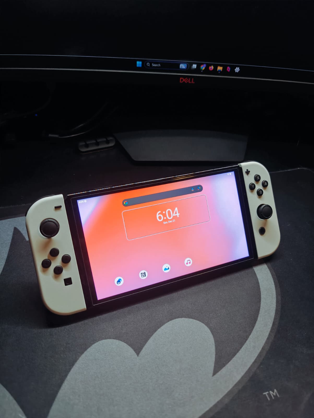 Picofly Chipped OLED Switch White